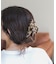 マーブルヘアクリップ