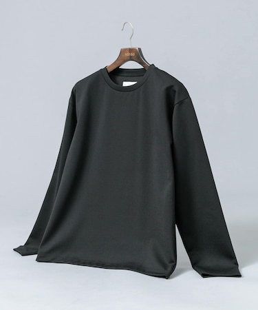 『セットアップ対応/防シワ』ウールジャージークルーネックTシャツ
