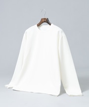 『セットアップ対応/防シワ』ウールジャージークルーネックTシャツ