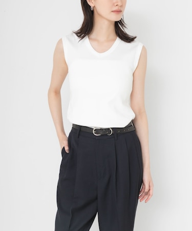 new basic　BABY SKIN SLEEVELESS