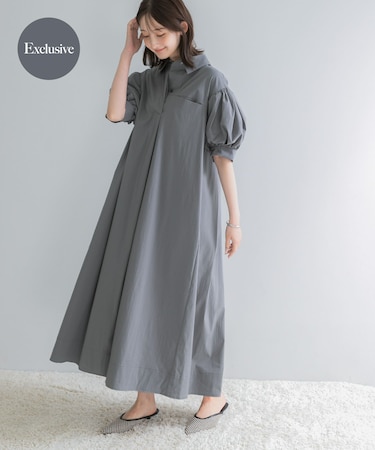 『別注』ELENDEEK×ROSSO　FORM SHIRT ONEPIECE