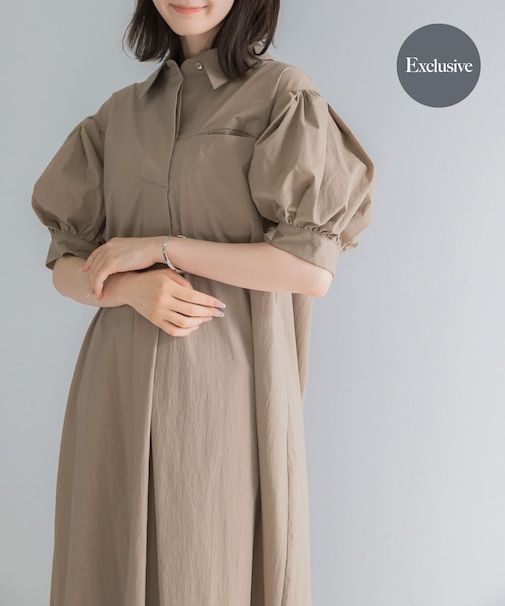 『別注』ELENDEEK×ROSSO　FORM SHIRT ONEPIECE