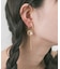 パールチェーンマルチWAYフープイヤリング