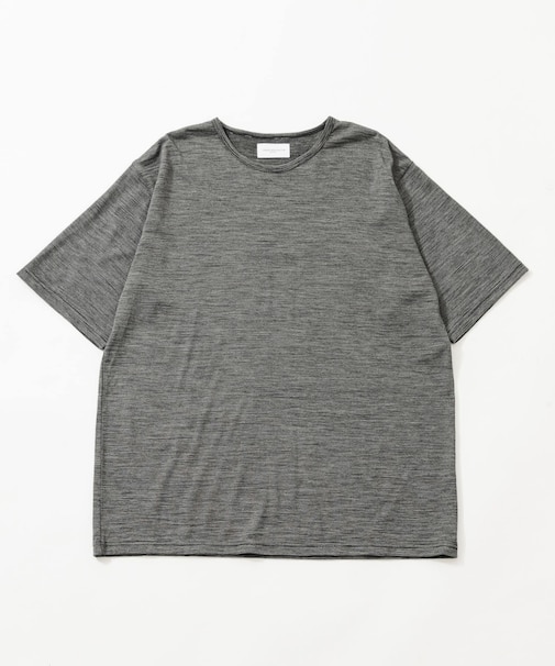 new basic　WASHABLE MERINO WOOL T-SHIRTS