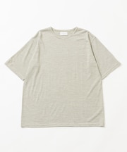 new basic　WASHABLE MERINO WOOL T-SHIRTS