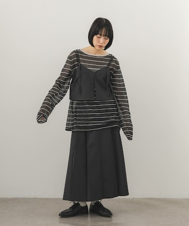 2WAYビスチェSETプリーツスカート