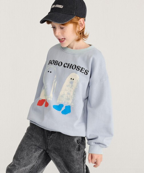 BOBO CHOSES BOOTY GHOSTS SW SHIRTS(KIDS)