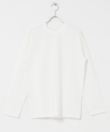 LIFE STYLE TAILOR　ポンチ長袖ドレスTシャツ