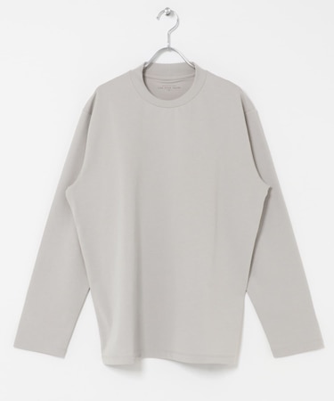 LIFE STYLE TAILOR　ポンチ長袖ドレスTシャツ