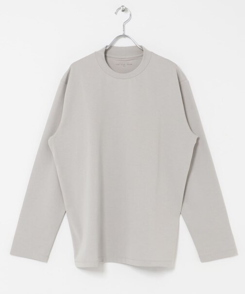 LIFE STYLE TAILOR　ポンチ長袖ドレスTシャツ