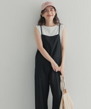 撥水キャミオールインワン