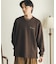 『イージーケア／吸水速乾』シシュウダンボールポンチロングスリーブTシャツ