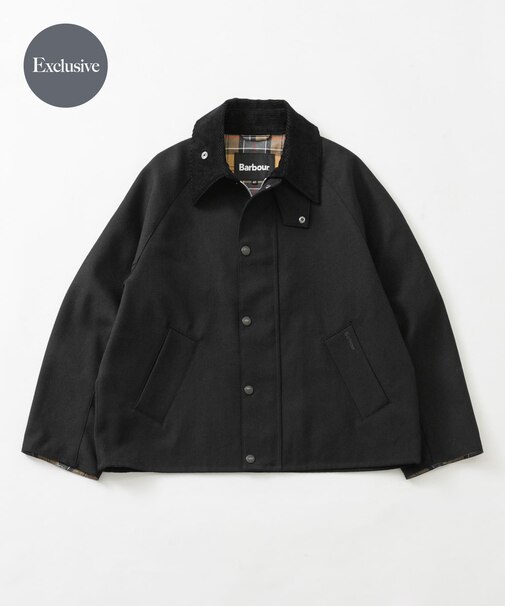 『別注』Barbour ／ URBAN RESEARCH　TRANSPORT WOOL JACKET