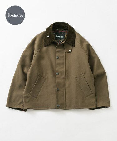 『別注』Barbour ／ URBAN RESEARCH　TRANSPORT WOOL JACKET