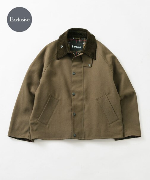 『別注』Barbour ／ URBAN RESEARCH　TRANSPORT WOOL JACKET
