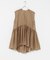 ELENDEEK　SHEER PEPLUM  BLOUSE