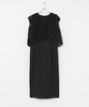 kaene フラッフィーフラワーコンビドレス
