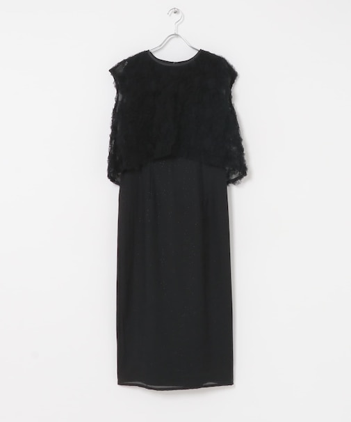 kaene　フラッフィーフラワーコンビドレス