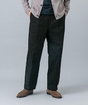 『セットアップ対応』 モールスキン1タックワイドスラックス