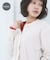 『別注』HANES×DOORS　ワッフルコンパクトカーディガン