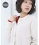 『別注』HANES×DOORS　ワッフルコンパクトカーディガン
