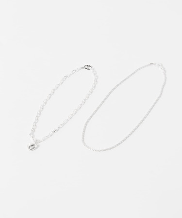in mood　MELT HEART 2P NECKLACE
