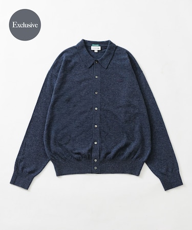 『別注』LACOSTE×URBAN RESEARC　KNIT POLO CARDIGAN