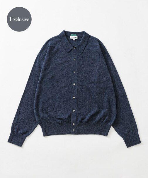 『別注』LACOSTE×URBAN RESEARC　KNIT POLO CARDIGAN