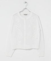 Torrazzo Donna　CORD LACE SHEER CARDIGAN