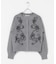 Torrazzo Donna　CORD LACE SHEER CARDIGAN