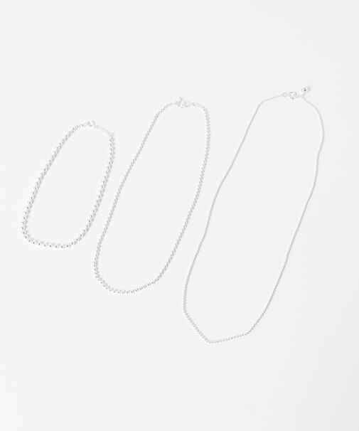 in mood MULTI BALL 3P NECKLACE