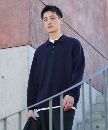 『UR TECH』200日ニット ポロ