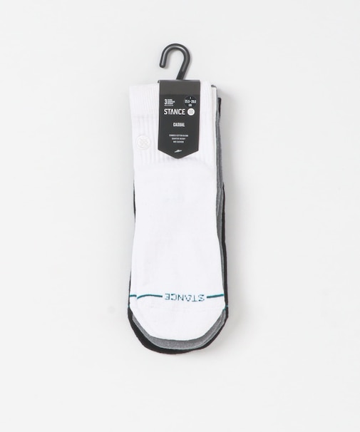STANCE SOCKS　ICON QUARTER 3 PACK
