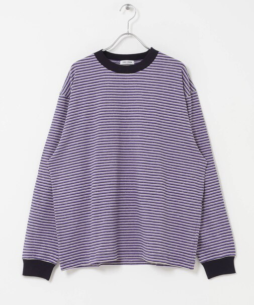 FORK&SPOON プレーティングボーダーロングスリーブTシャツ