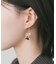 メタルフラワーナローフープピアス