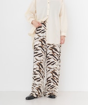 GANNI PRINTED ELASTICATED PANTS