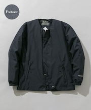 『別注』+phenix　WINDSTOPPER by GORE-TEX LABS ノーカラーダウンジャケット
