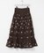 GANNI　CHECK TIERED FRILL SKIRT