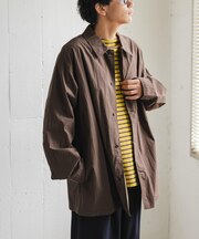 FORK&SPOON コットンナイロンシャツジャケット