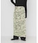 GANNI　PRINTED STRETCH SATIN SKIRT