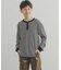 『150サイズあり』ワッフルボーダーロングTシャツ(KIDS)