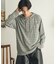 ボーダーフーディーロングTシャツ