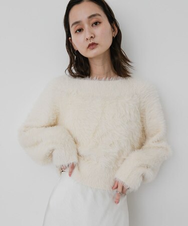 シャギーフラッフィーセーター