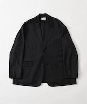 new basic　WOOL SILK SINGLE JACKET