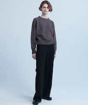 new basic CASHMERE SILK MOULINE KNIT