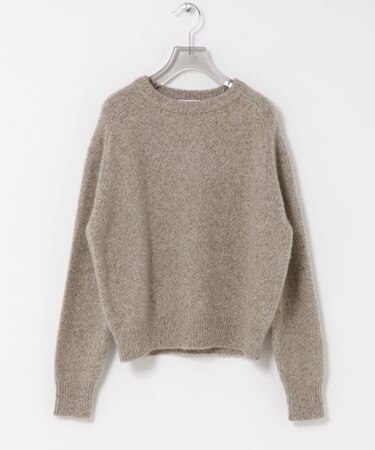 new basic　CASHMERE  SILK MOULINE KNIT