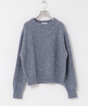 new basic CASHMERE SILK MOULINE KNIT