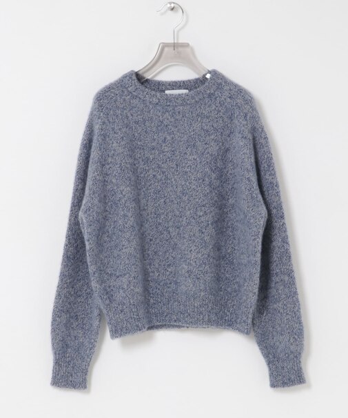 new basic　CASHMERE  SILK MOULINE KNIT