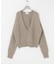 new basic　CASHMERE SILK DEEP V-NECK KNIT
