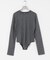 new basic　WASHABLE WOOL CONTOUR TOP